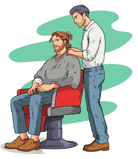 Barber illustration